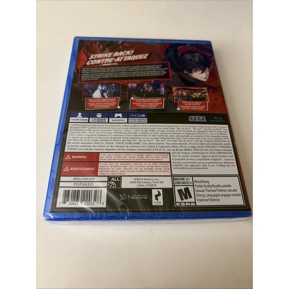 Persona 5 Strikers with Bonus Content (PS4 / PlayStation 4) BRAND NEW
